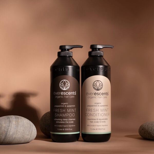 Everescents Organic Fresh Mint Conditioner 250ml - Image 3