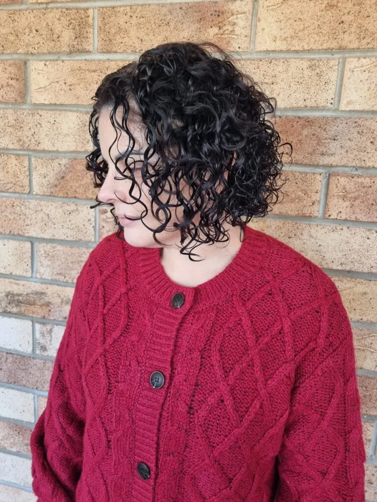 Curly Hairdresser Near You after transformation